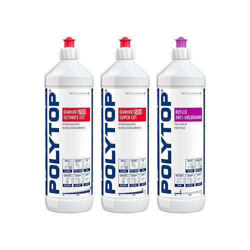 POLYTOP Standard polírozó paszta készlet 3 x 1000 ml