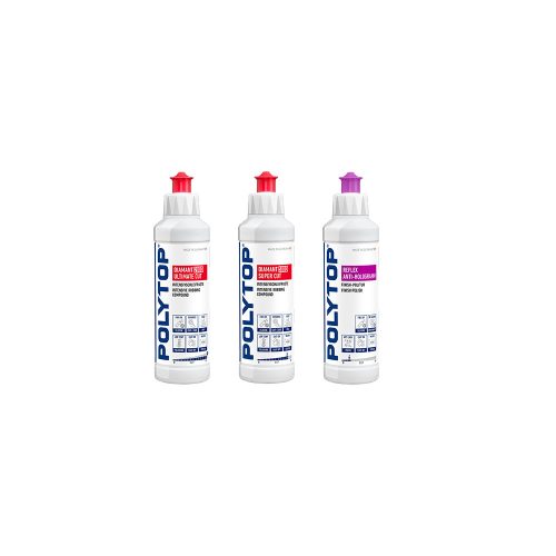 POLYTOP standard polírozó paszta készlet 3 x 250 ml